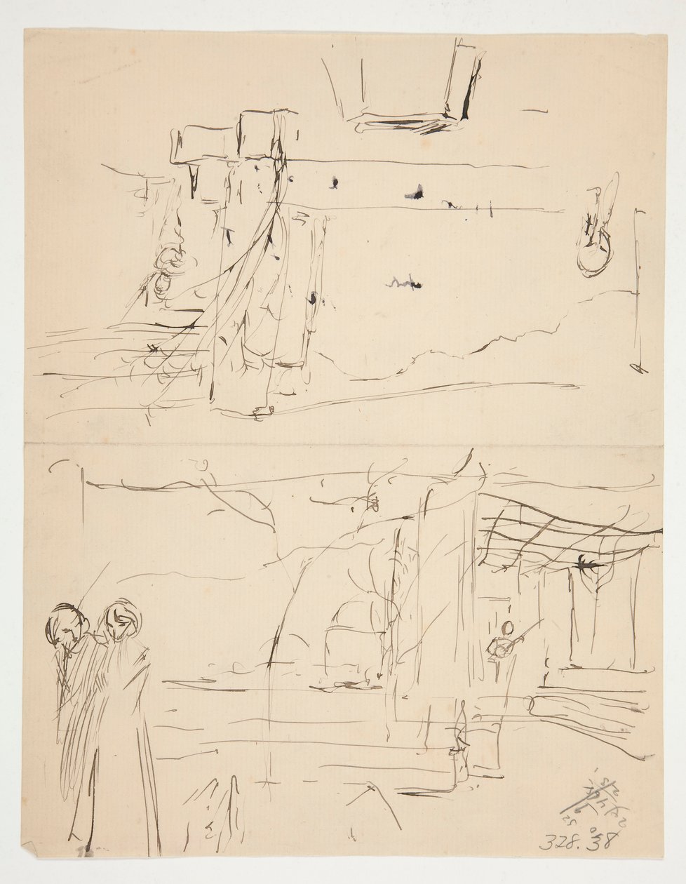 Study for Twelfth Night (?) by Edwin Austin Abbey