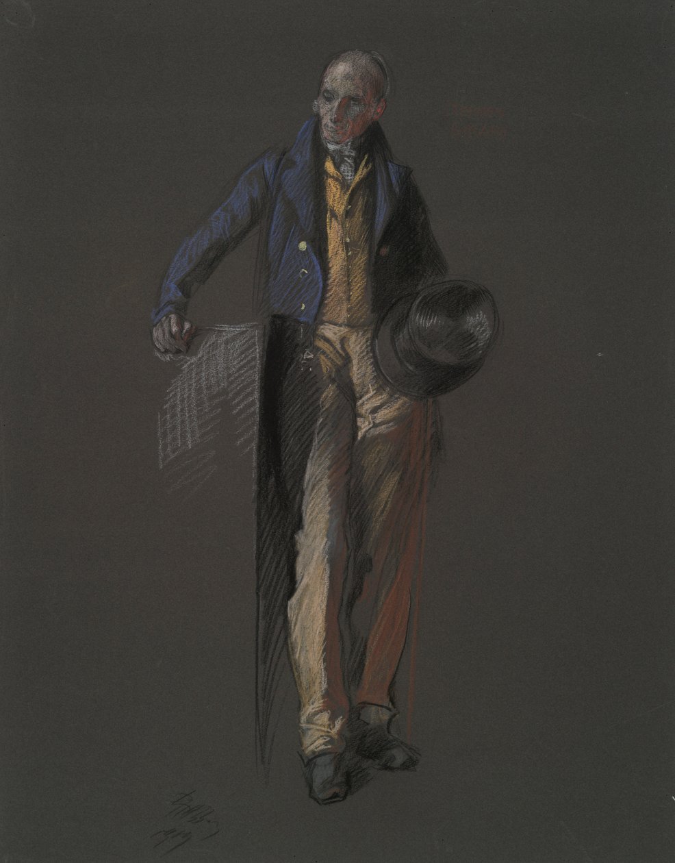 Study for the Figure of Stephan Girard by Edwin Austin Abbey