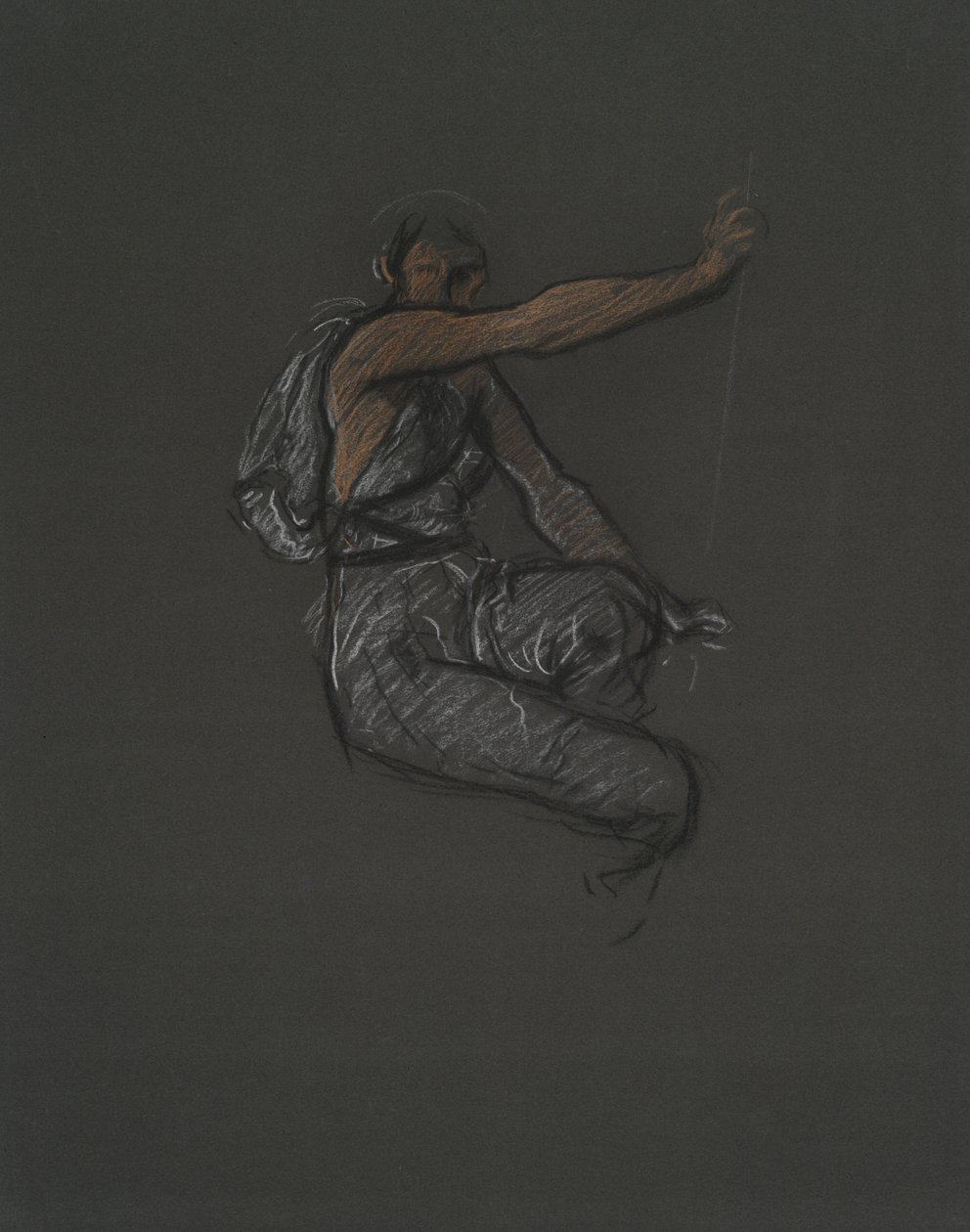 Unidentified Figure Study for Mural Project at the Pennsylvania State ...