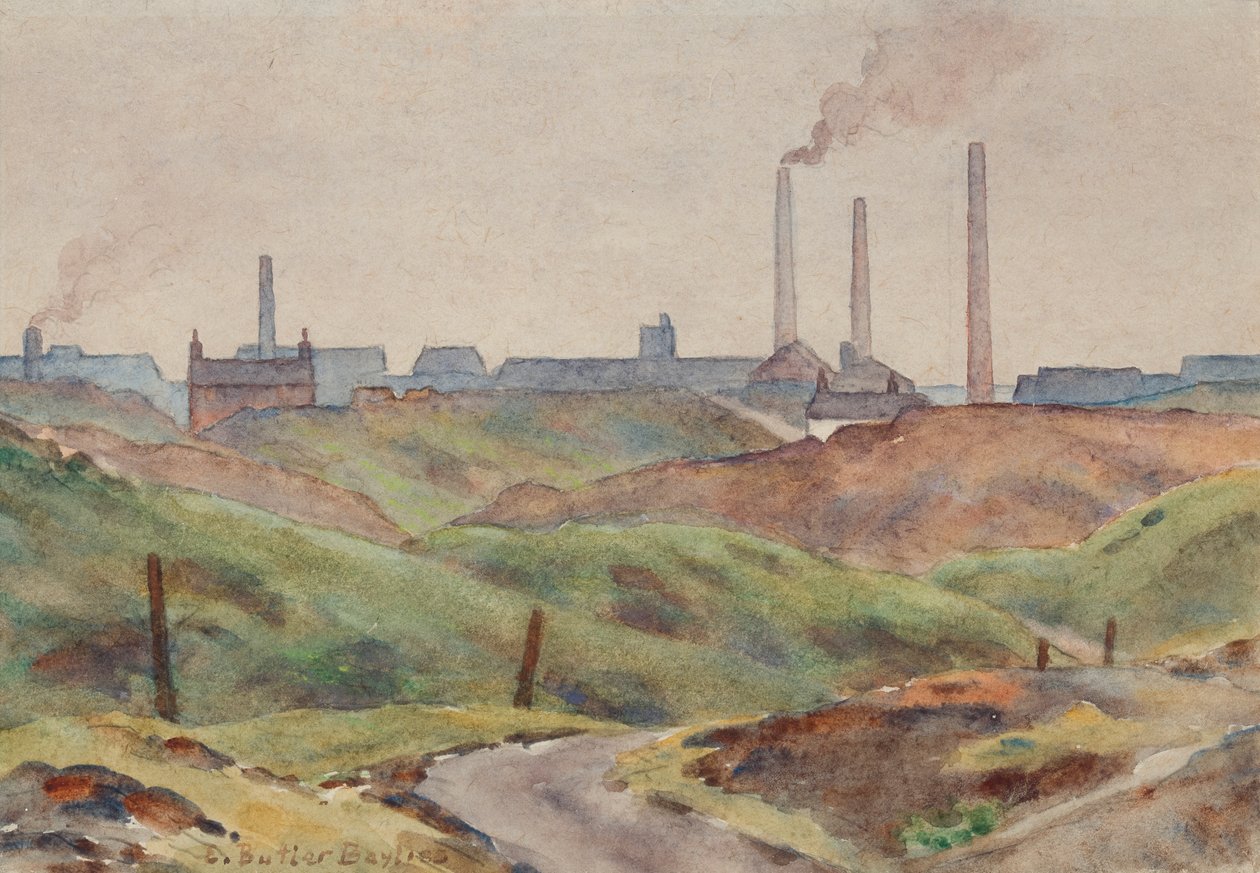 Black Country Scene by Edwin Butler Bayliss: Fine art print