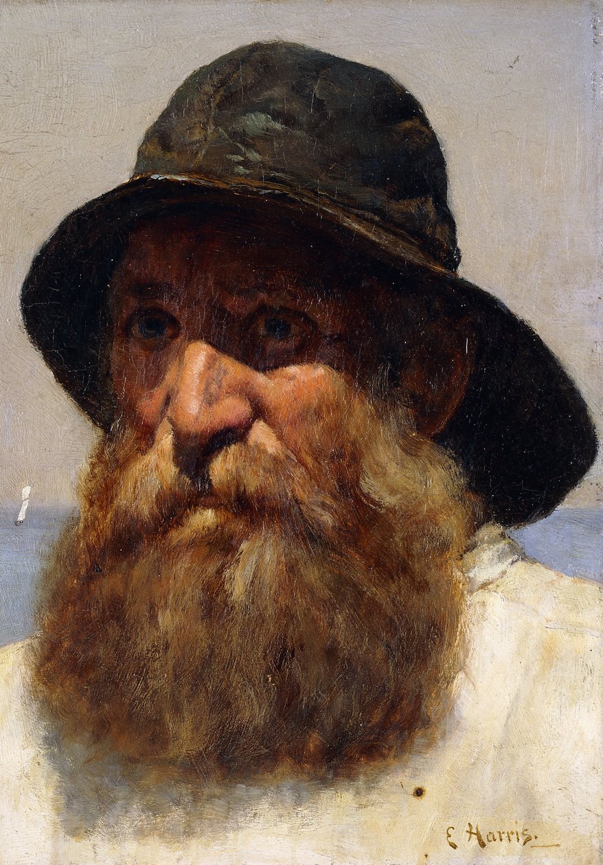 Portrait of a Fisherman, circa 1895 by Edwin Harris