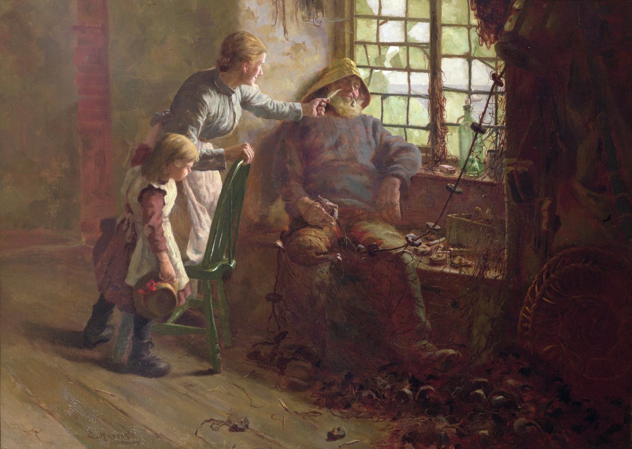 Resting by Edwin Harris: Premium art reproduction