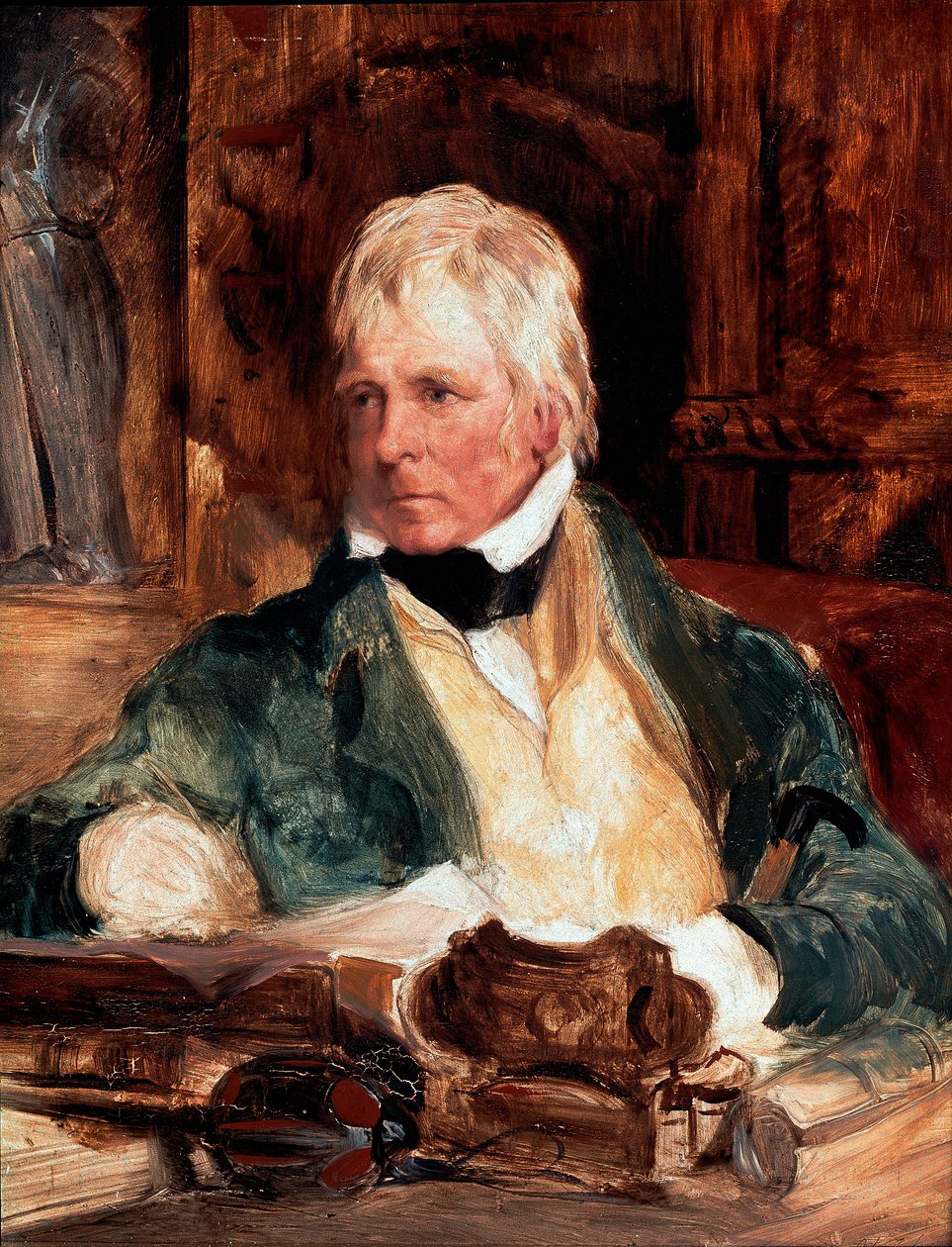 Portrait of Walter Scott, Scottish writer by Edwin Landseer