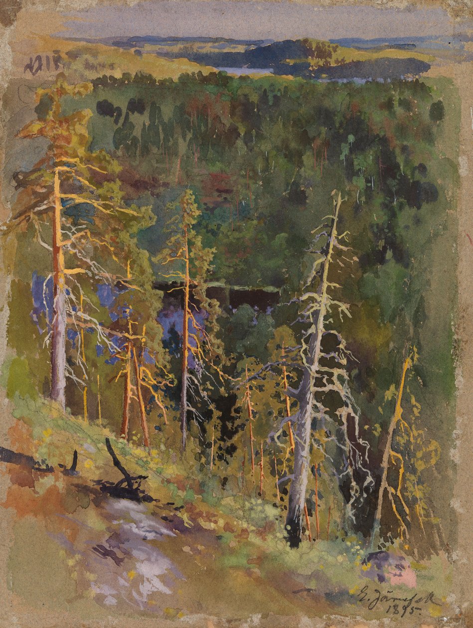Forest Landscape by Eero Järnefelt