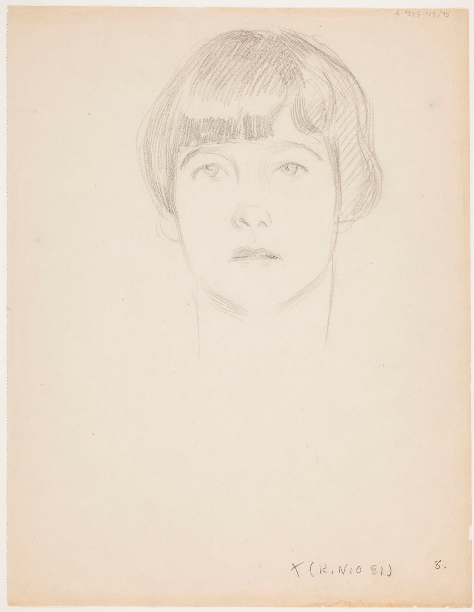 Head of a Girl by Eero Järnefelt
