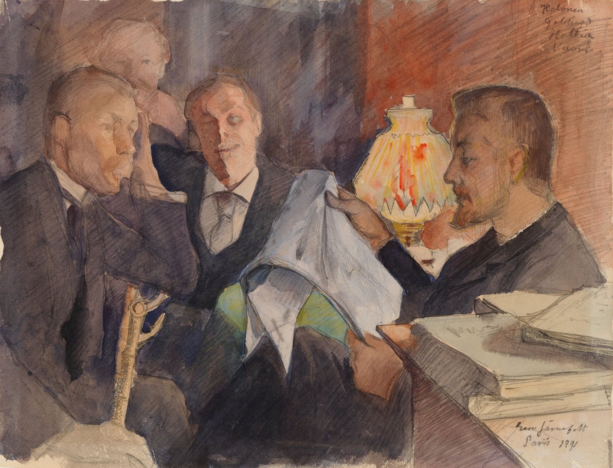 In the Paris Studio by Eero Järnefelt