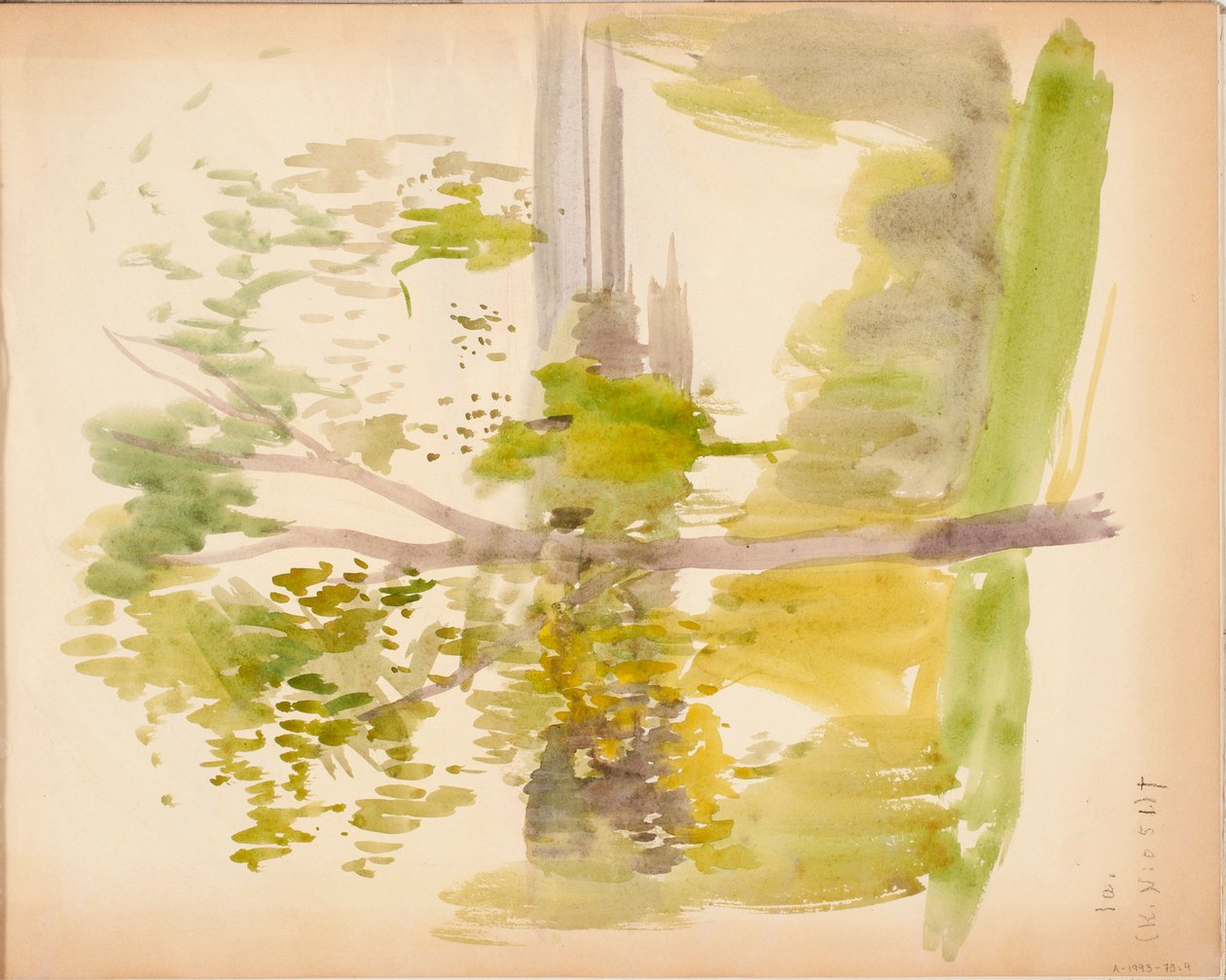 Landscape Sketch from Järnefelt