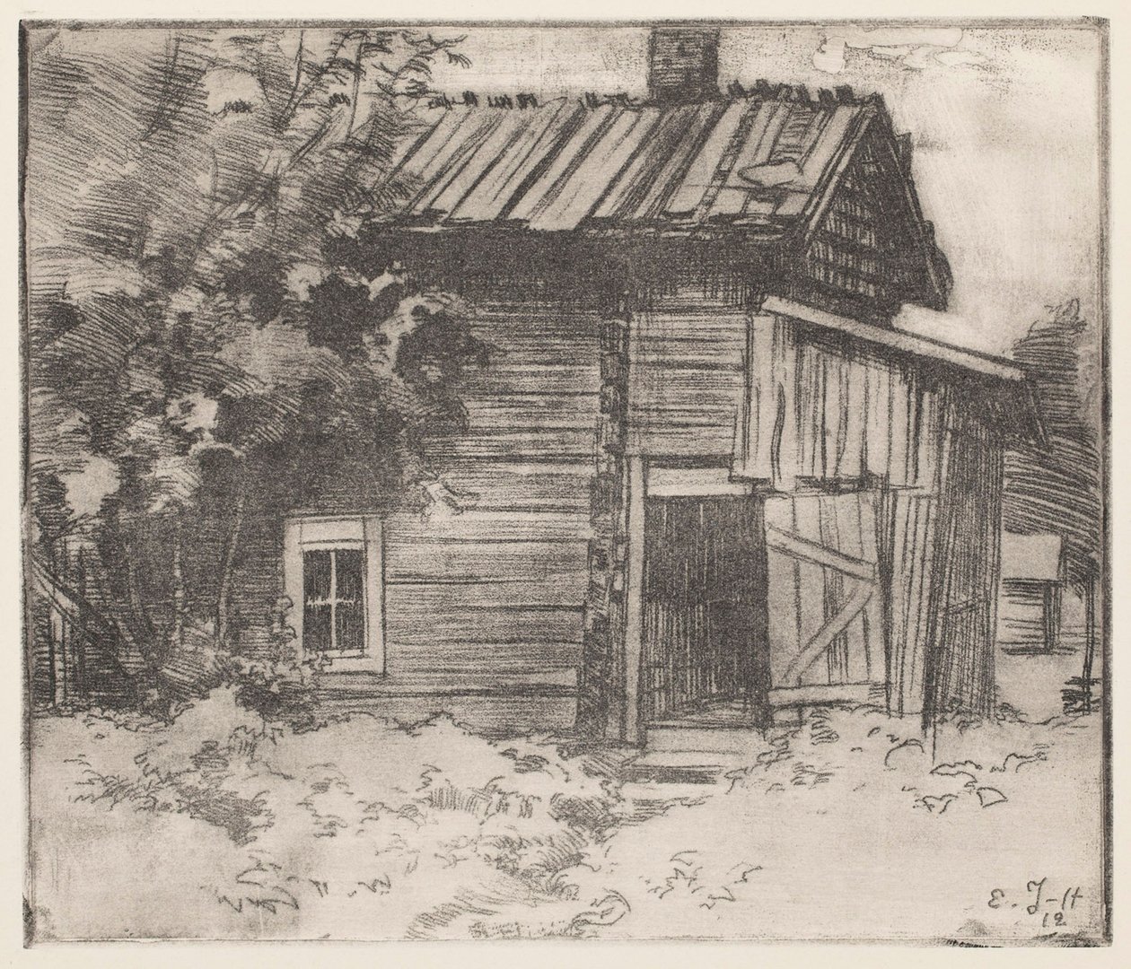 Old Cottage by Eero Järnefelt