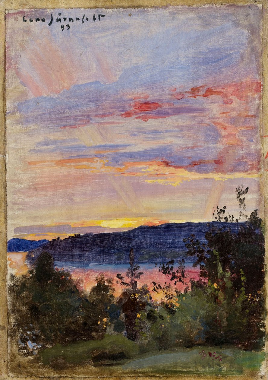 Sunset by Eero Järnefelt