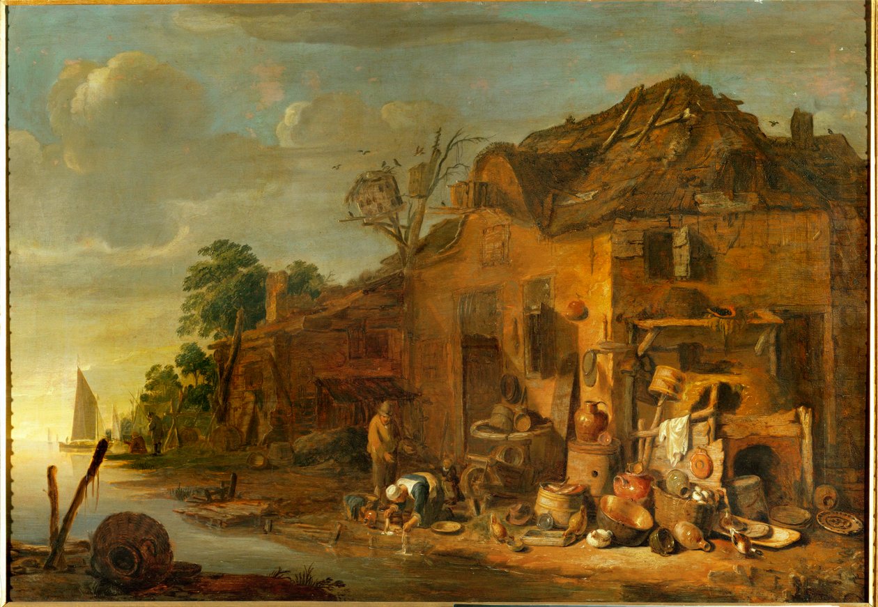Farm by Egbert van der Poel