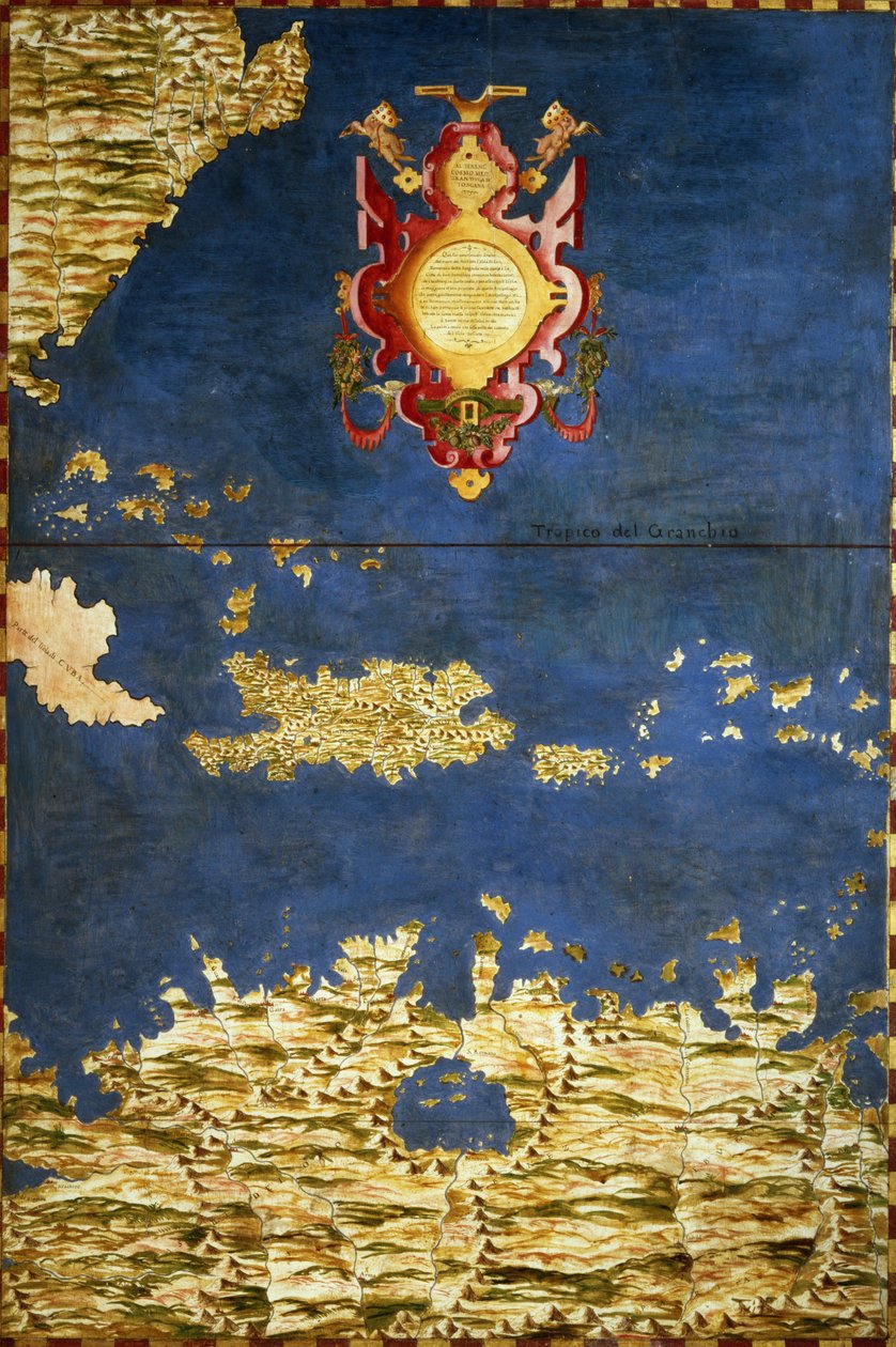 Map of the Caribbean and Venezuela, from the 