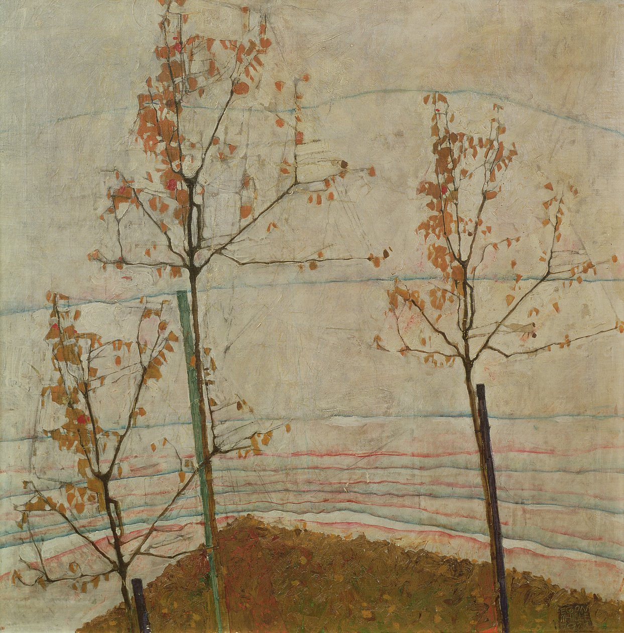 Autumn Trees by Egon Schiele: Buy fine art print