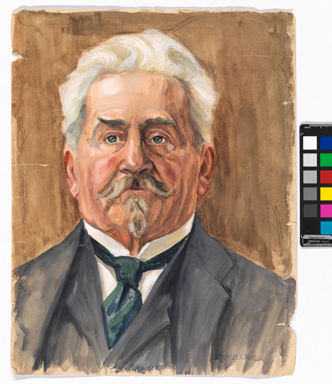 E. Mayer: Portrait of Leopold Czihaczek by Egon Schiele