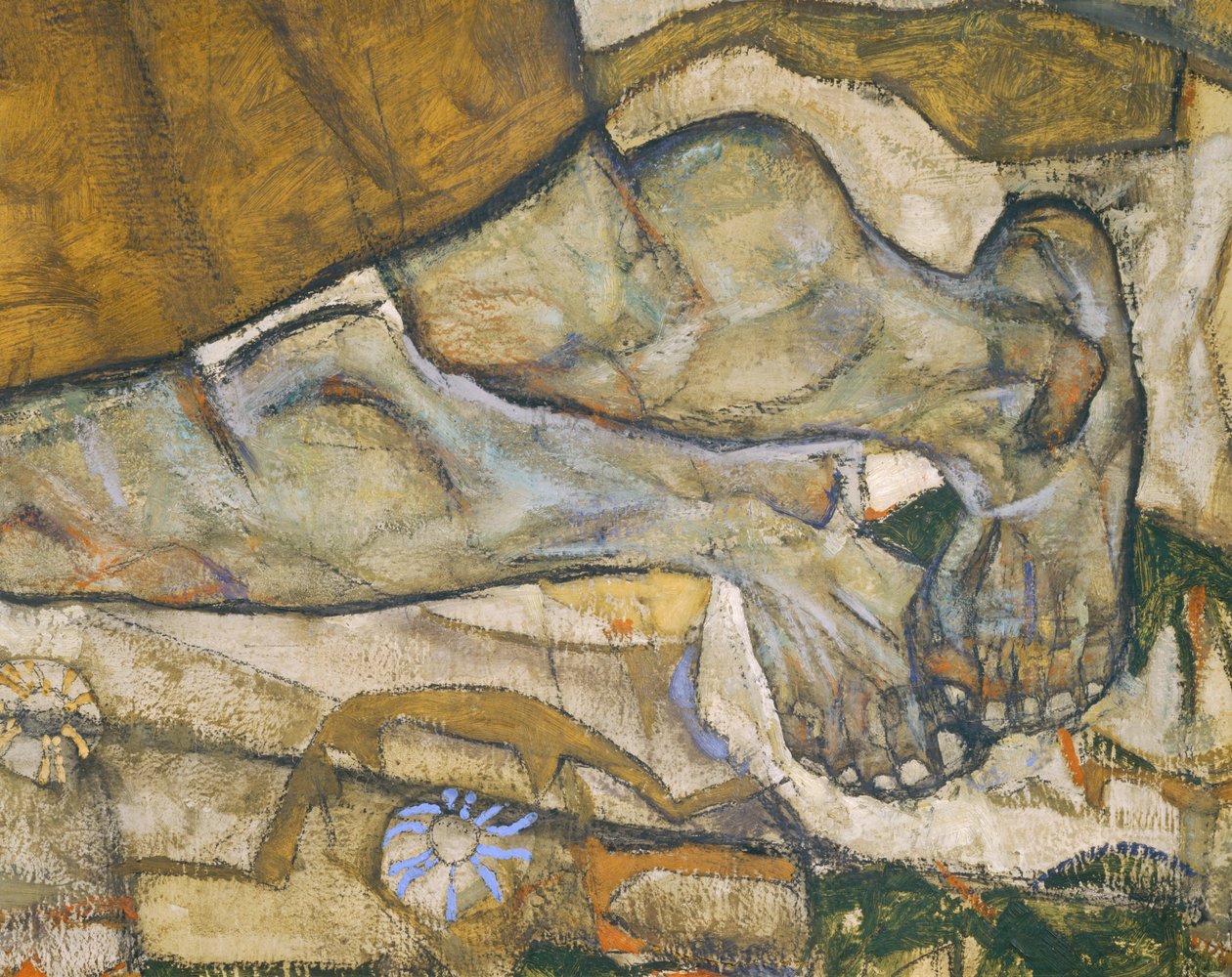 The Blind (Entschwebung, Die Blinden III) by Egon Schiele