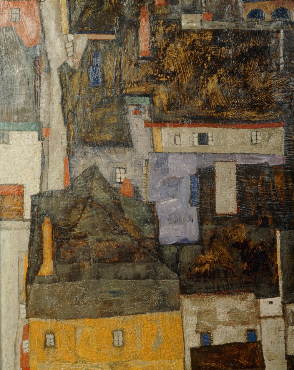 Krumlov on the River Vltava, Czech Republic by Egon Schiele
