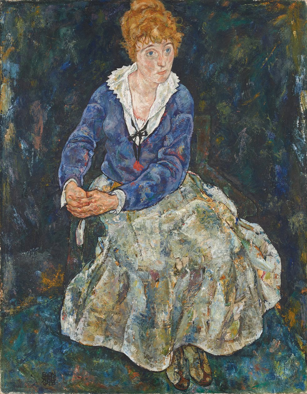 Portrait of Edith Schiele, Artist