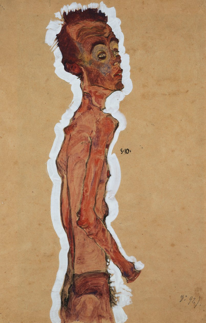 Self-portrait by Egon Schiele: Buy fine art print