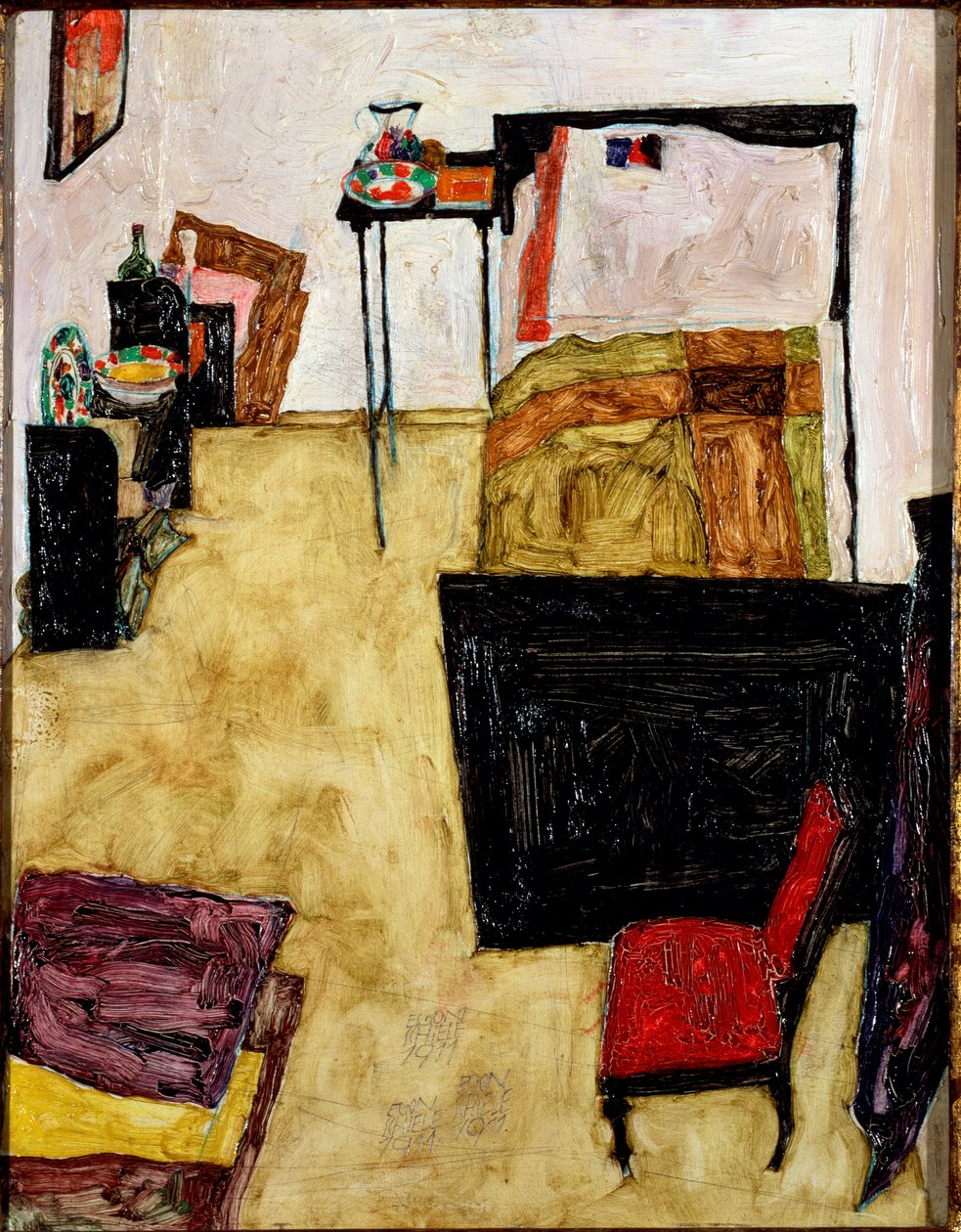 The Artist's Room in Neulengbach by Egon Schiele