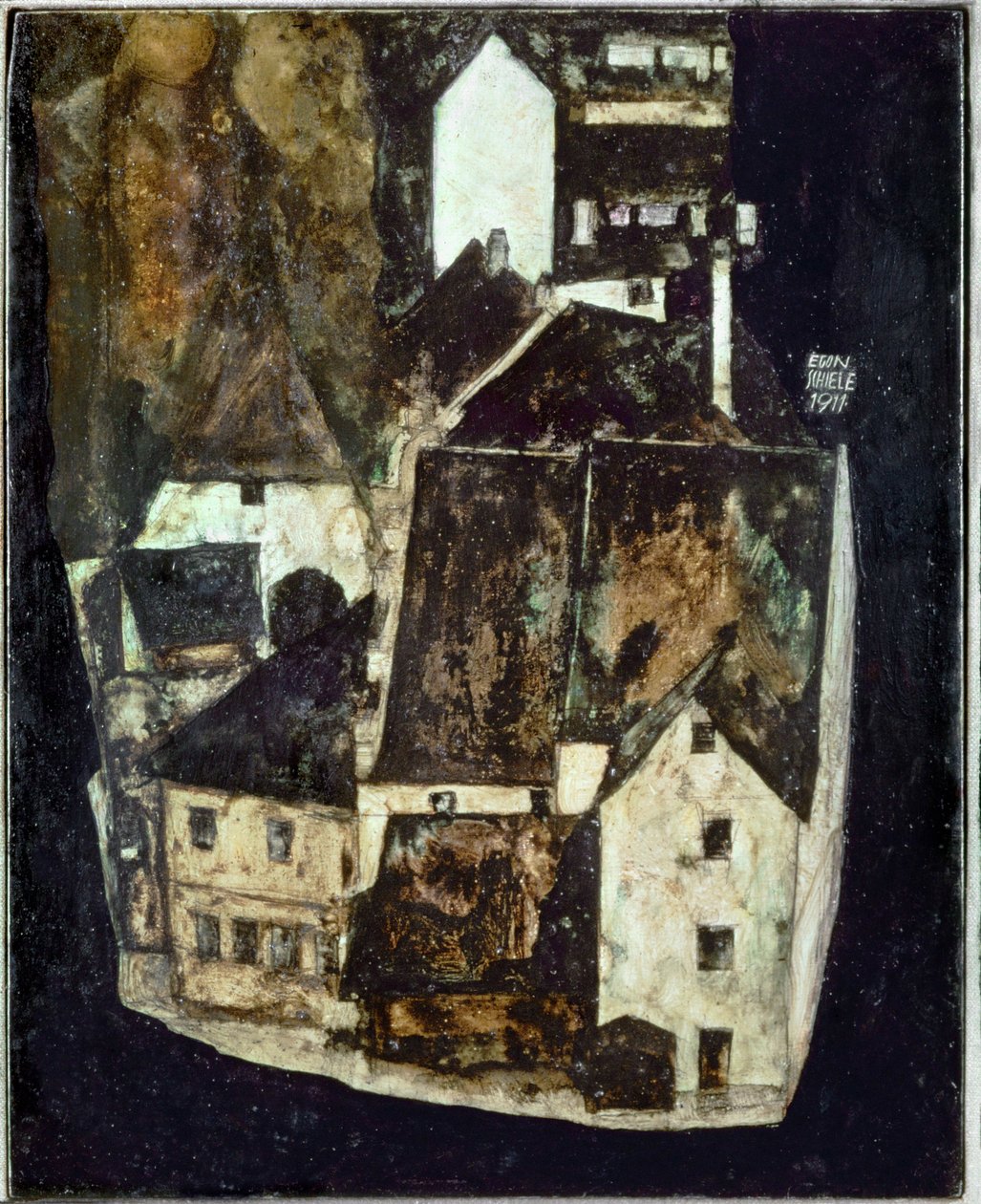 Dead Town III (Town on the Blue River III) by Egon Schiele