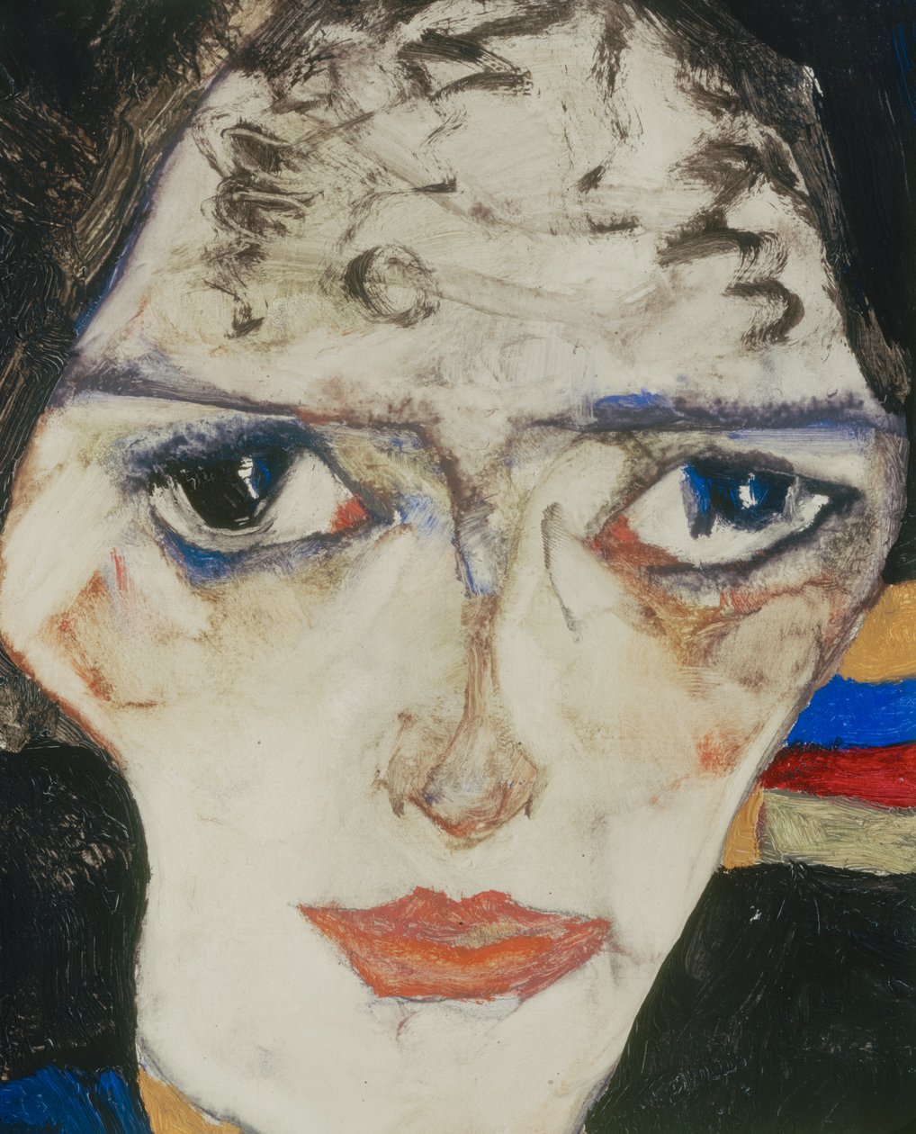Mourning Woman by Egon Schiele