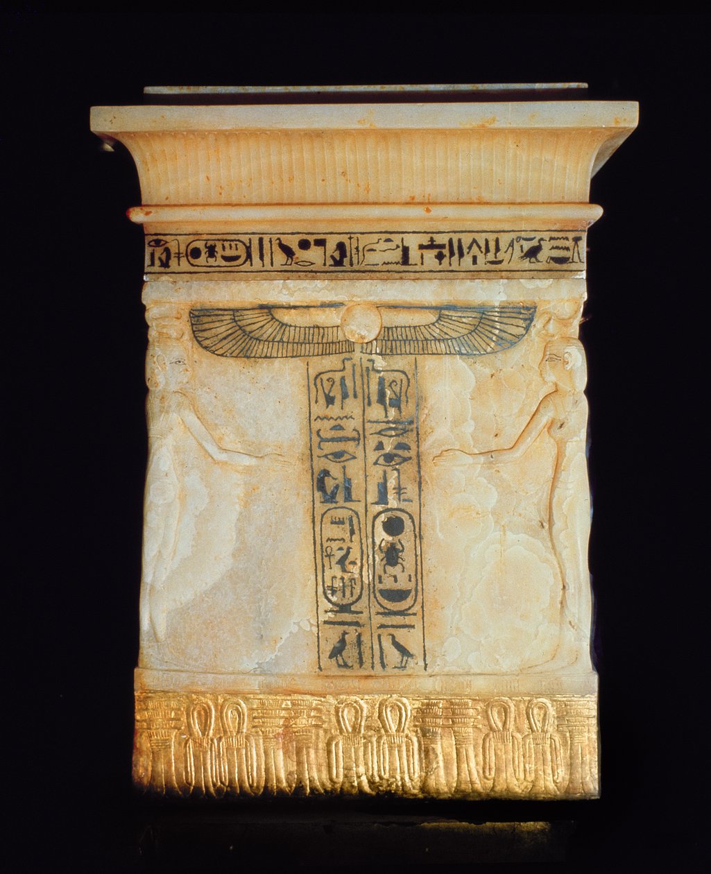 Canopic Chest from the Tomb of Tutankhamun, New Kingdom by Egyptian 18th Dynasty