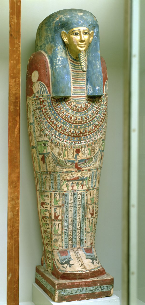 Inner coffin of Djeho, son of Psammetichus, from Akhmim, c.250 BC by Egyptian Ptolemaic Period