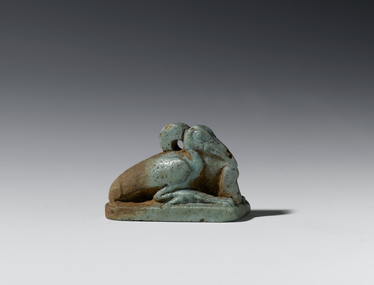 Small figure of an ibis, Late Period to Ptolemaic Period, 664-30 BC by Egyptian