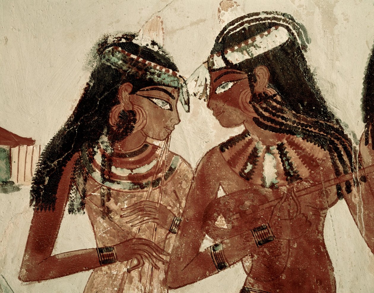 Musicians at a banquet by Egyptian 18th Dynasty