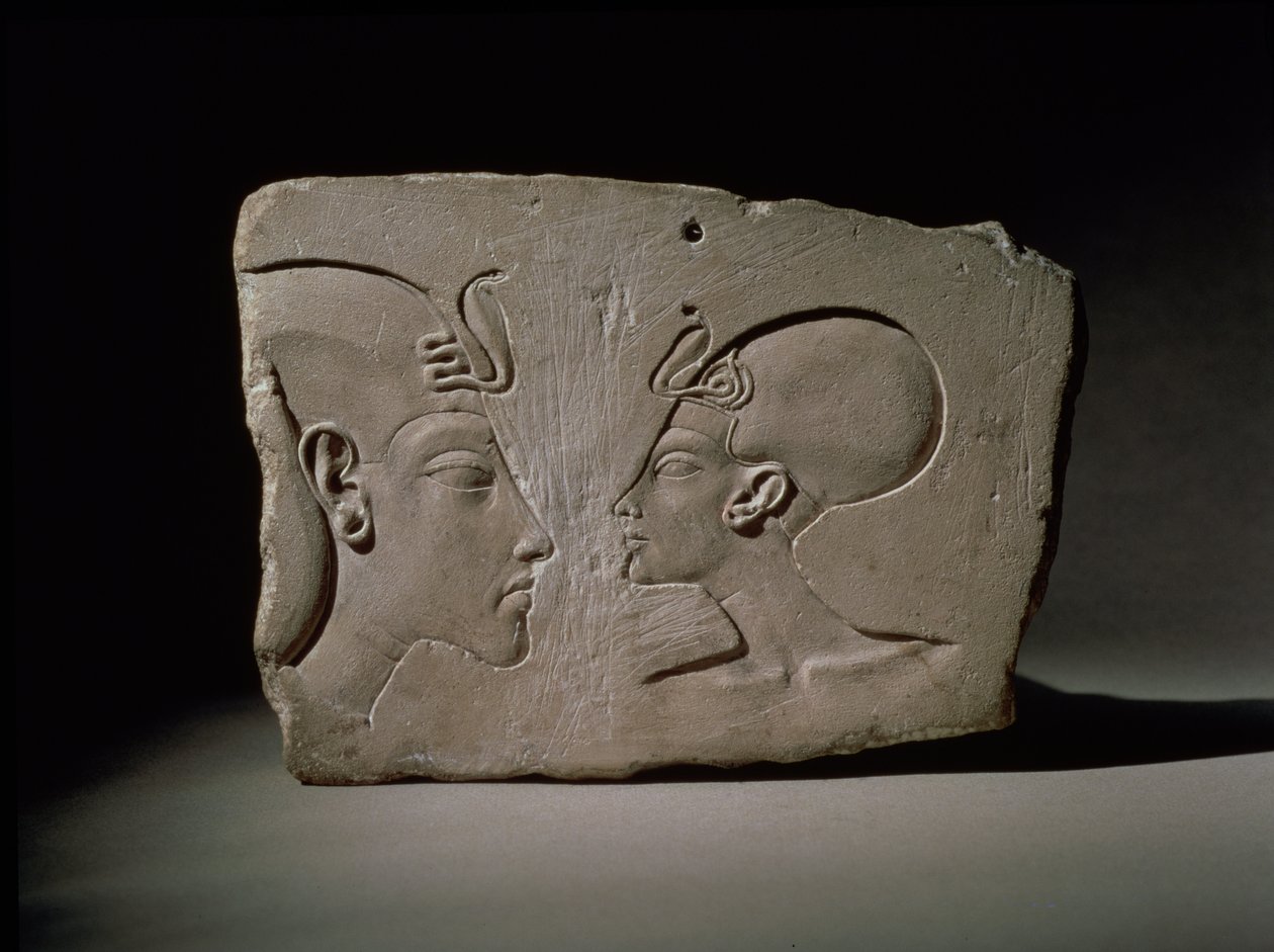 The Wilbour Plaque, from modern Amarna, New Kingdom by Egyptian 18th Dynasty
