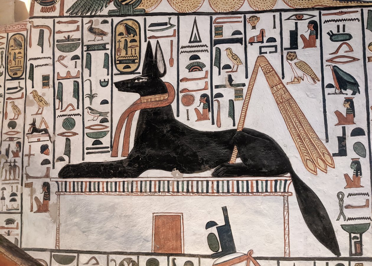 Anubis Tomb Nefertari by Egyptian 19th Dynasty