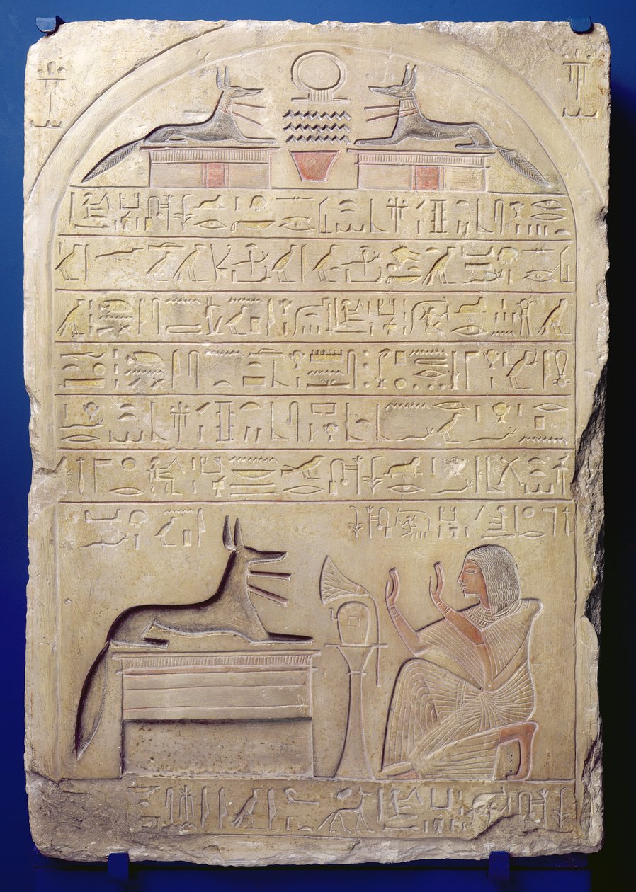 Stela of General Kasa, New Kingdom by Egyptian 19th Dynasty