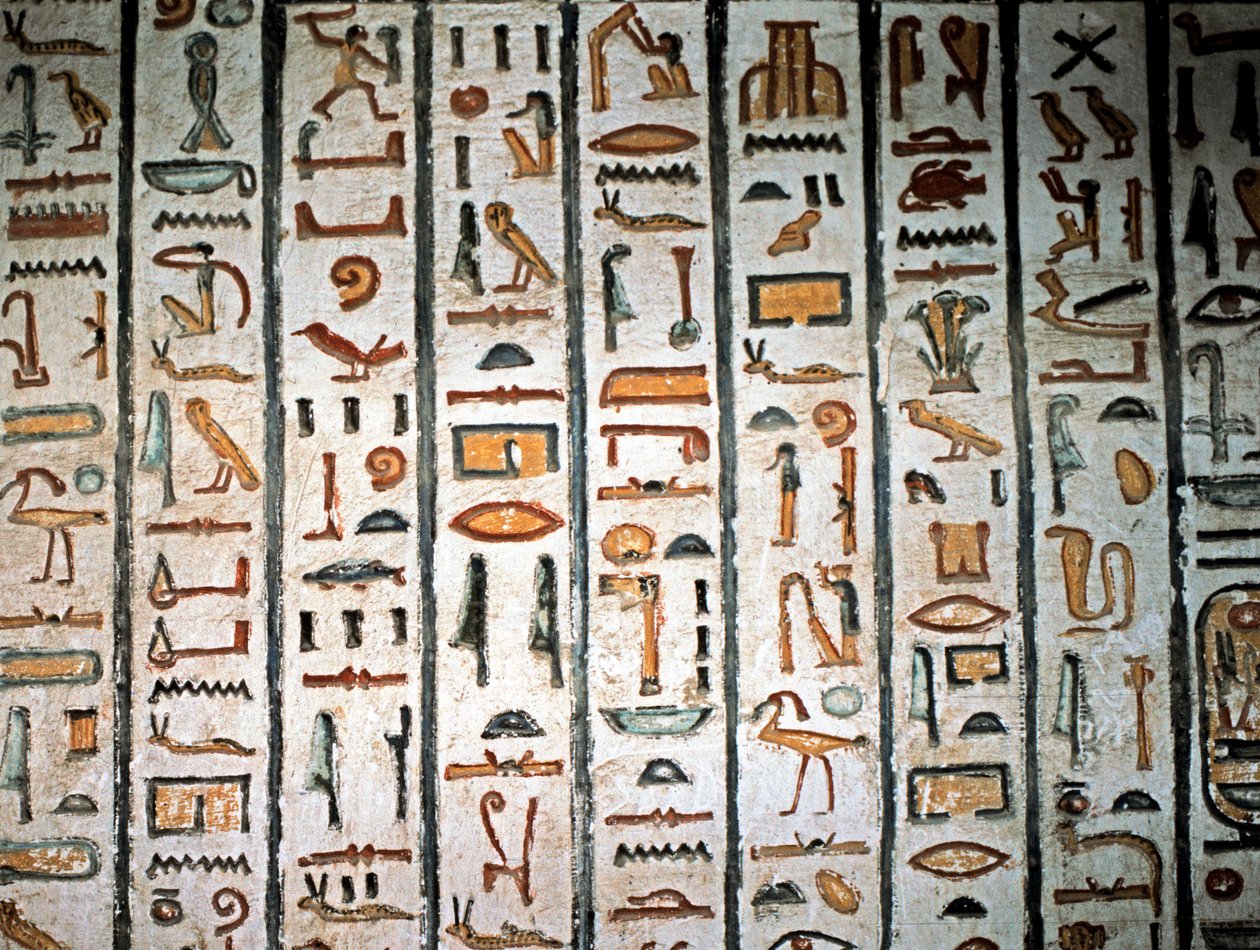 Ancient Egyptian Wall Writing