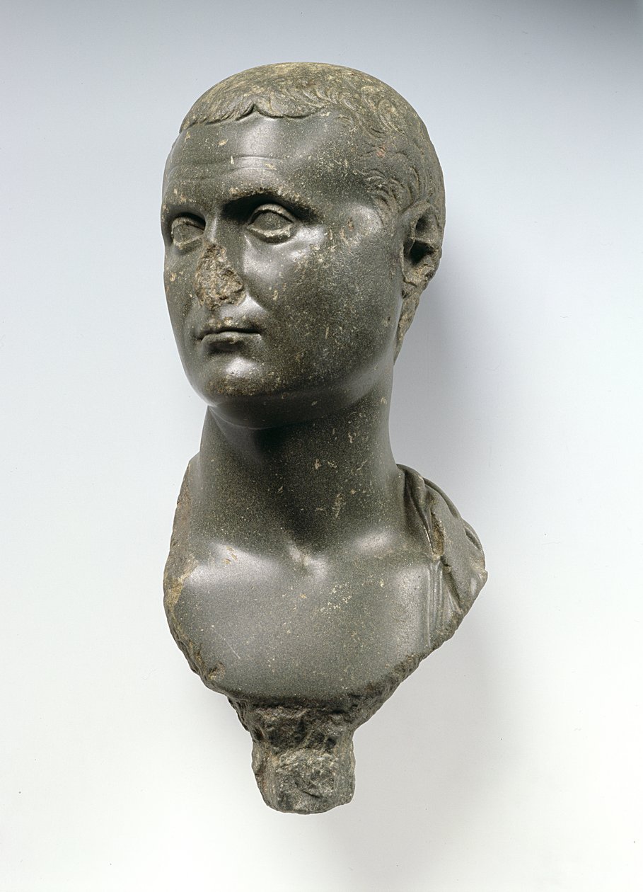 Bust of a Roman Nobleman, Said to Be Mark Anthony, Possibly from Alexandria, Egypt by Egyptian Ptolemaic Period