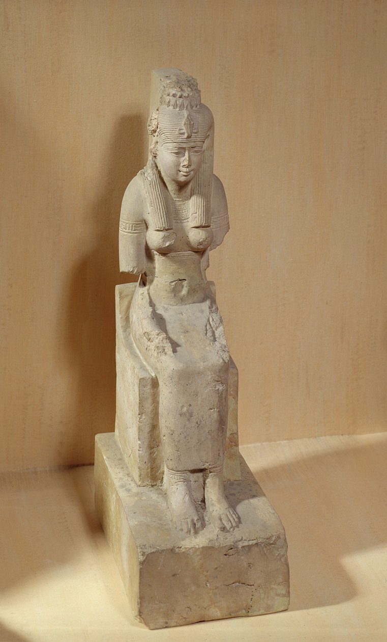 Statue of the Goddess Rattawy, from Medamud by Egyptian Ptolemaic Period