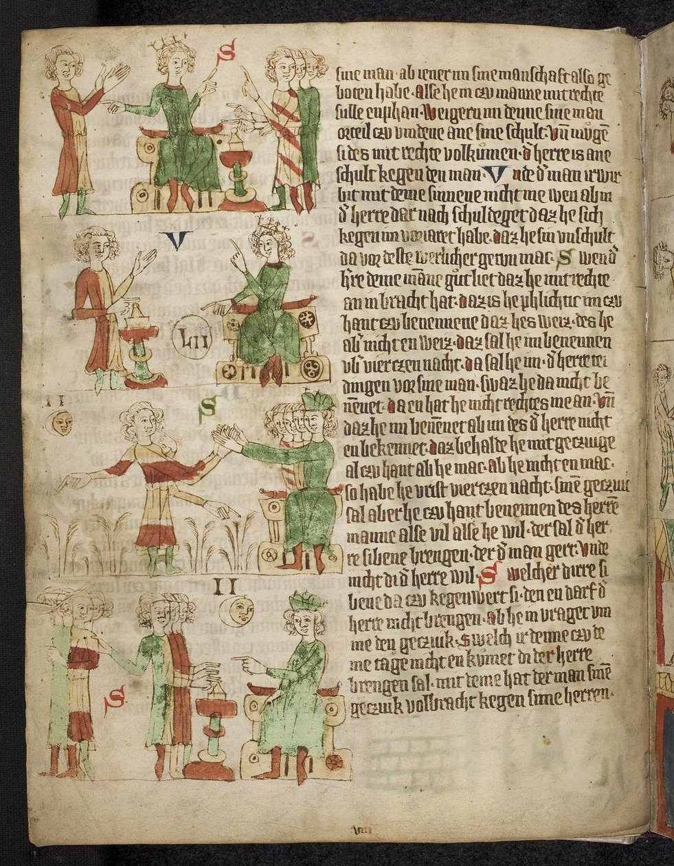 Feudal Law. From the Heidelberg Sachsenspiegel by Eike von Repgow