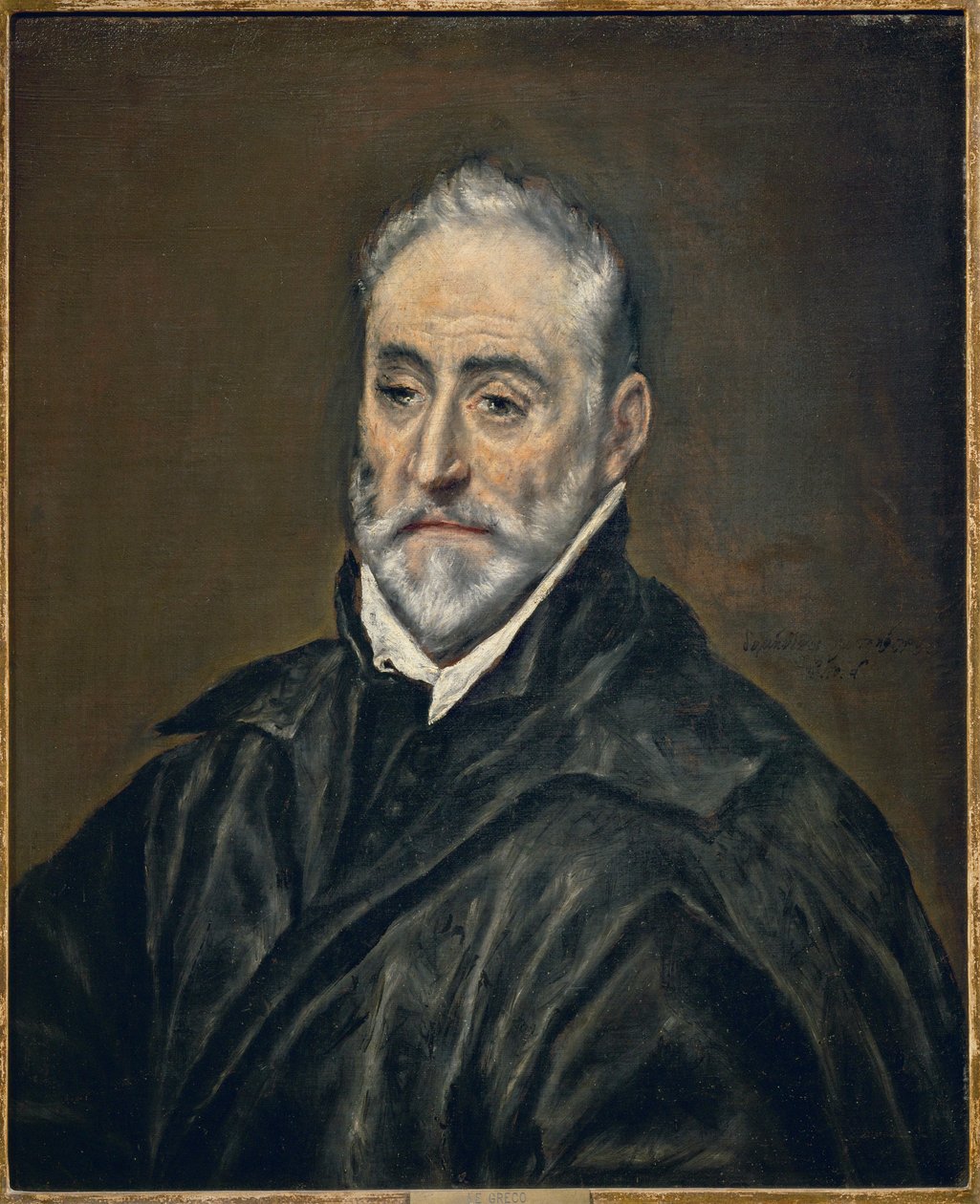 Antonio de Covarrubias y Leiva, Theologian, Canon of the Cathedral of Toledo by El (1541 1614) Greco
