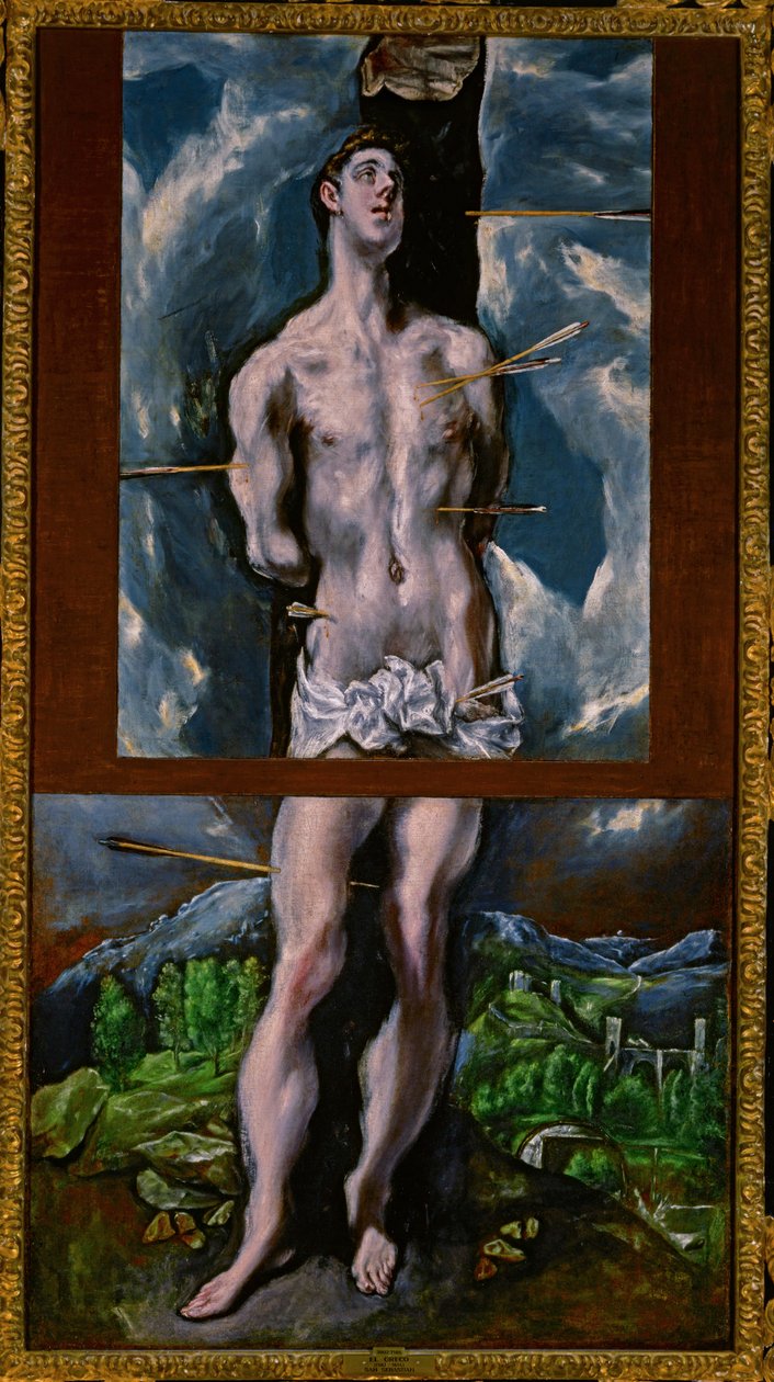 Saint Sebastian by El (1541-1614) Greco