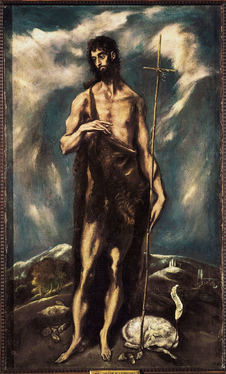 Saint John the Baptist by El Greco