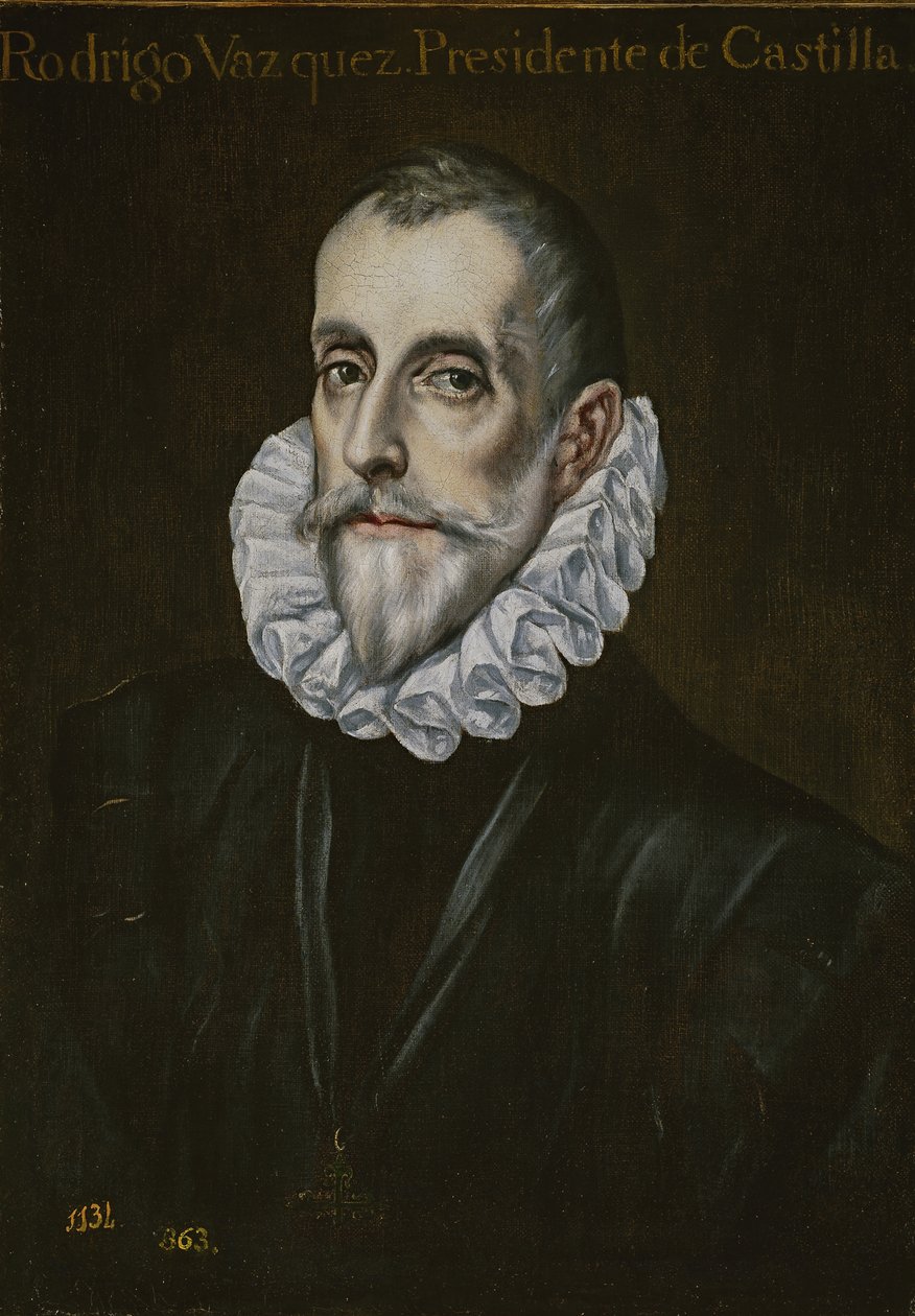 Portrait of Rodrigo Vázquez de Arce by El Greco