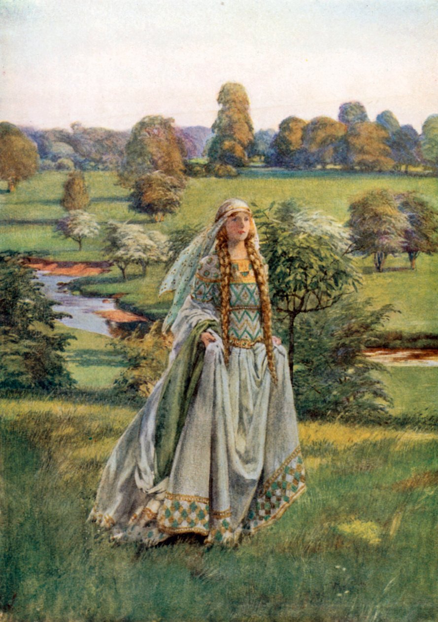 Guinevere. Tennyson by Eleanor Fortescue-Brickdale