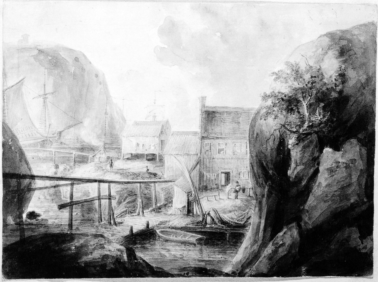 Coastal Settlement in England by Elias Martin