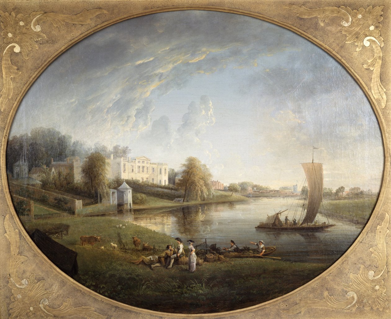 Pope House at Twickenham by Elias Martin