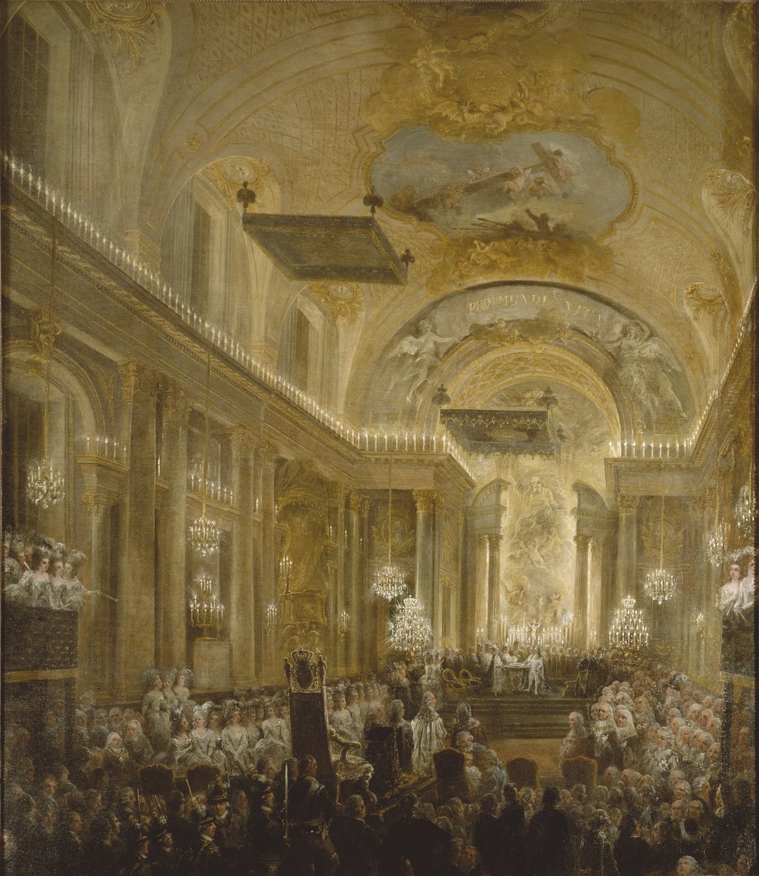 The Baptism of Karl Gustav, Duke of Småland by Elias Martin