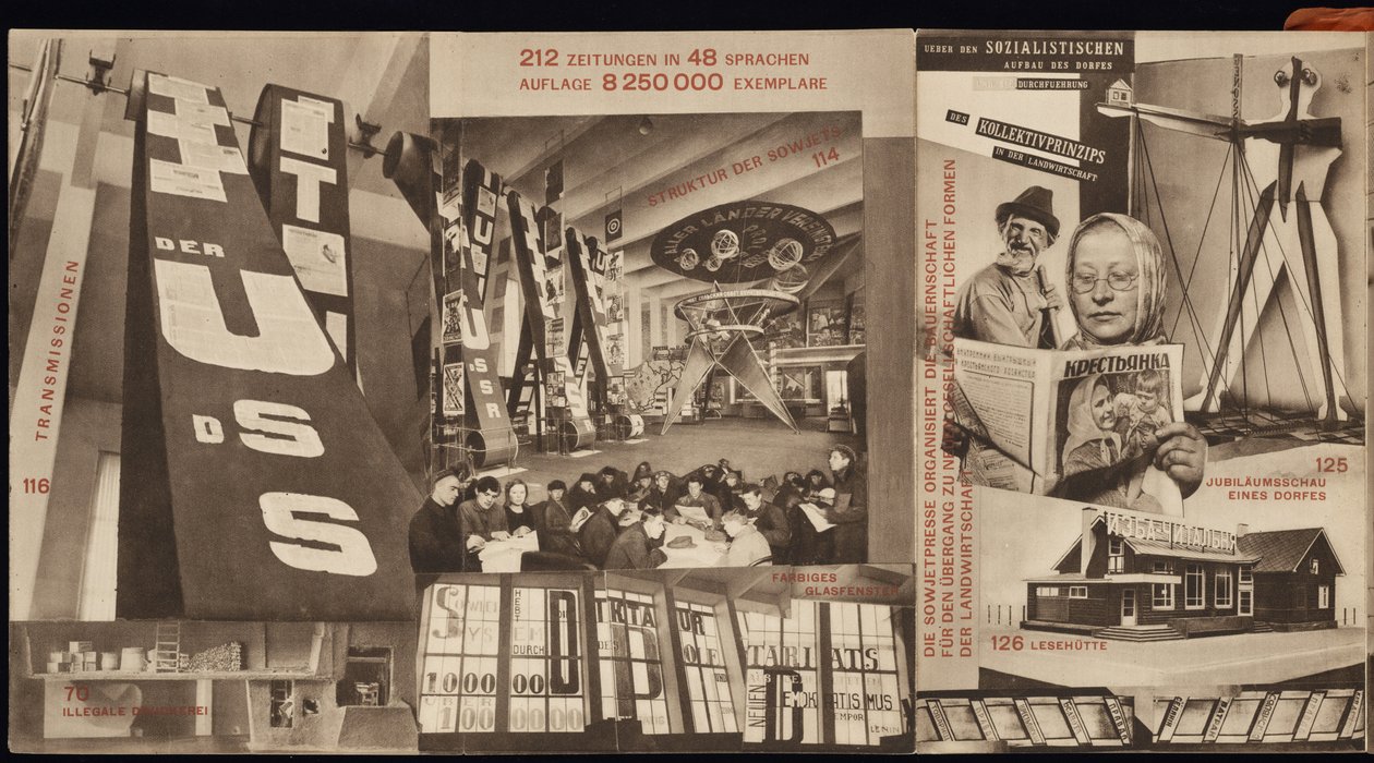 USSR. Catalogue of the Soviet pavilion at the International Press Exhibition, Cologne by Eliezer Markowich Lissitzky