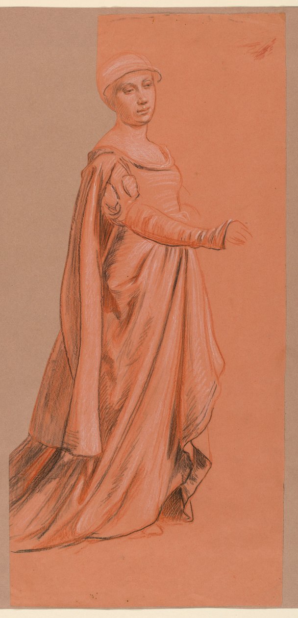 Study of a costumed figure from 