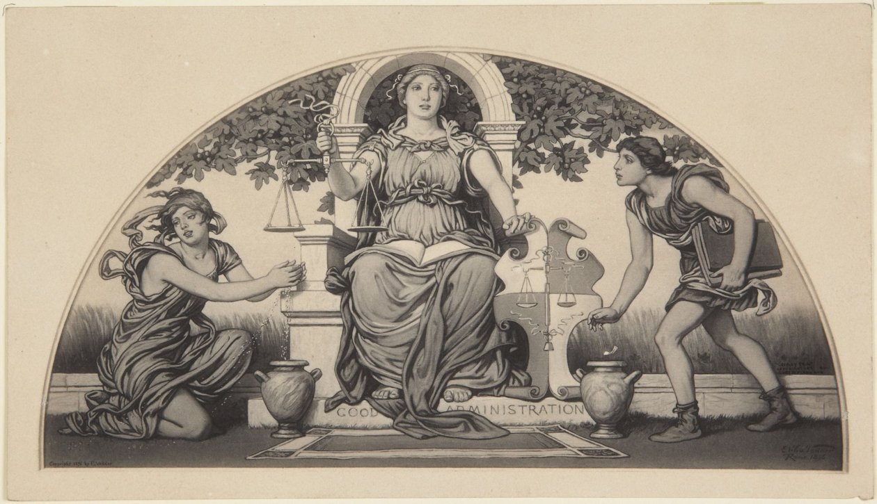 Good Administration by Elihu Vedder