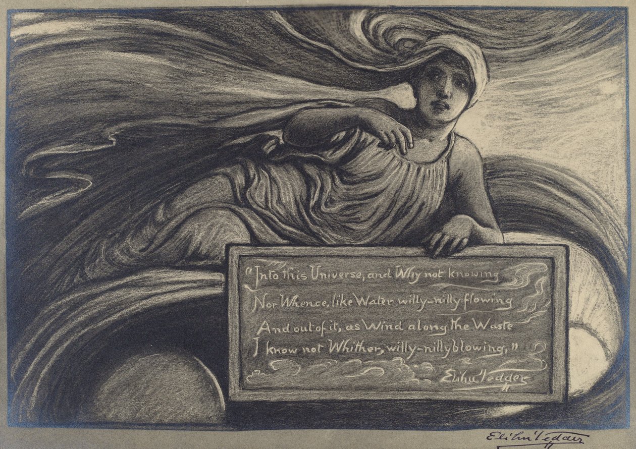 Into the Universe, late 19th-early 20th century by Elihu Vedder