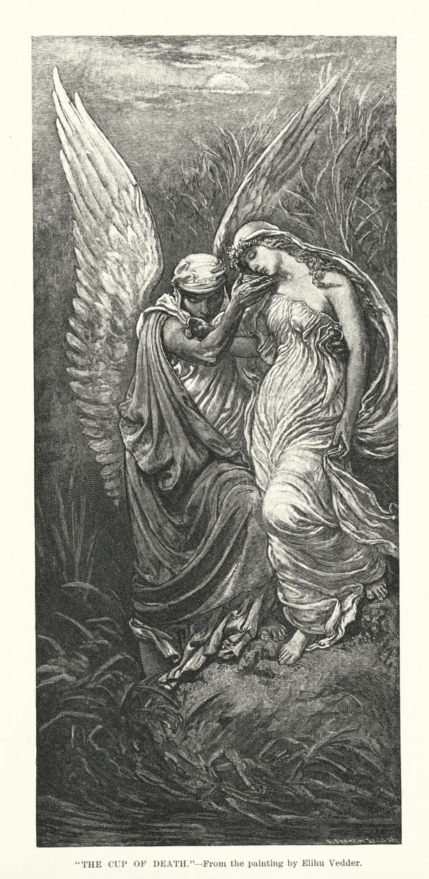 The Cup of Death by Elihu Vedder