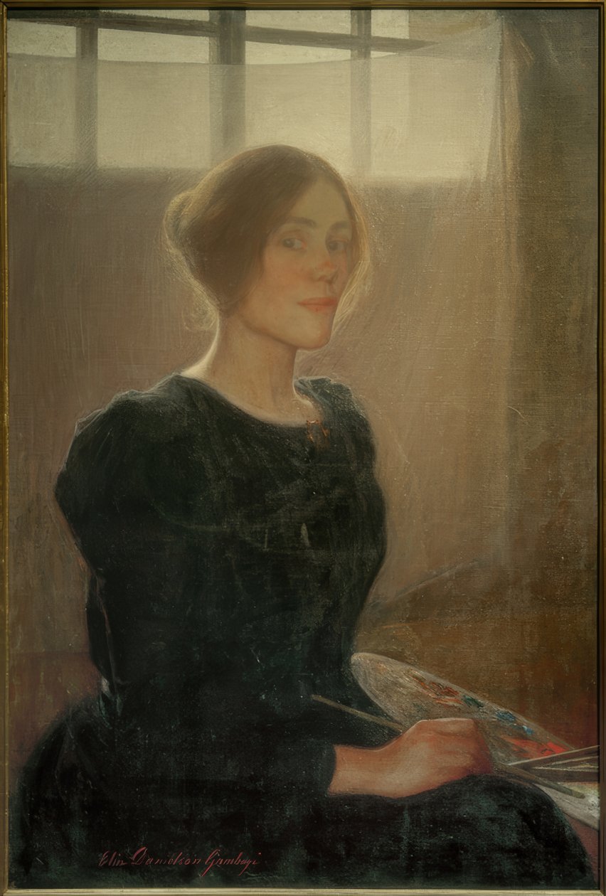 Self-Portrait by Elin Danielson-Gambogi