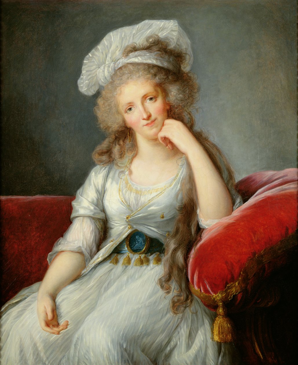 Louise-Marie Adelaide, Duchess of Orleans by Elisabeth Louise (after) Vigee Lebrun